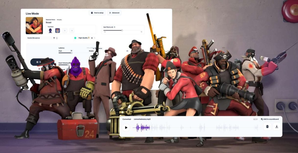 Team Fortress 2 voice changer