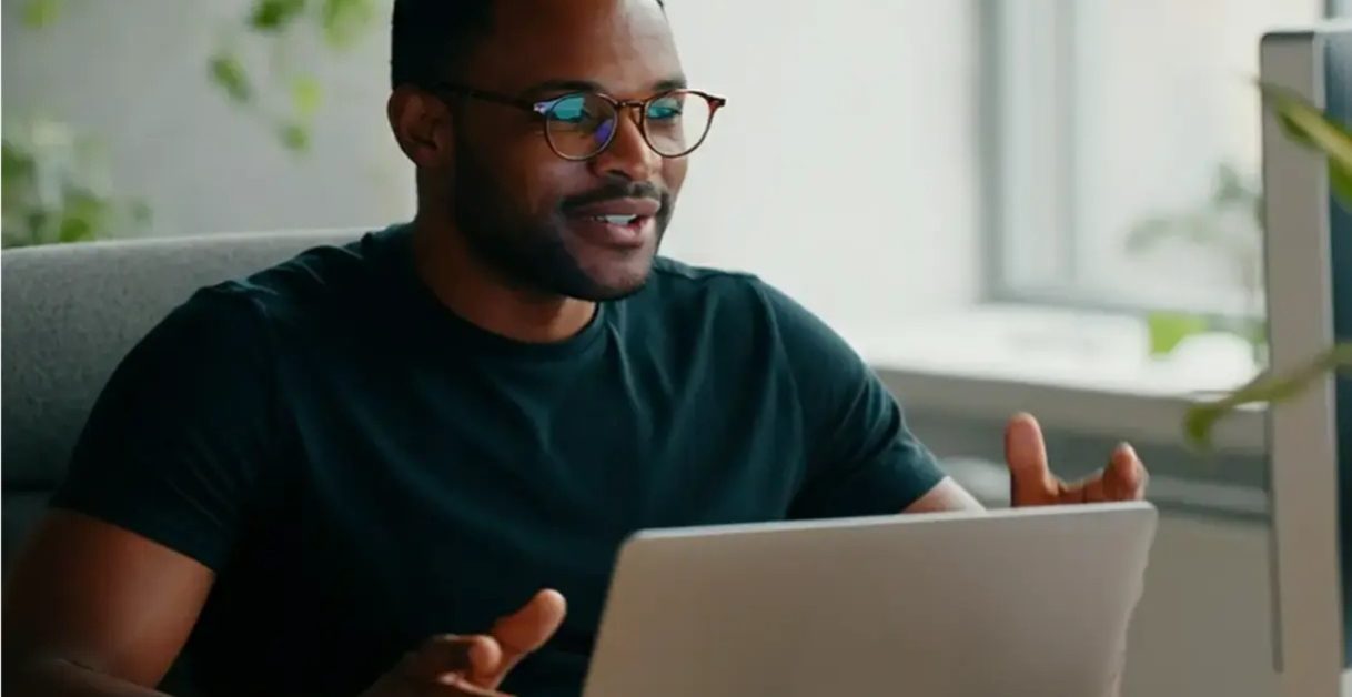 man working on laptop - dialpad cost