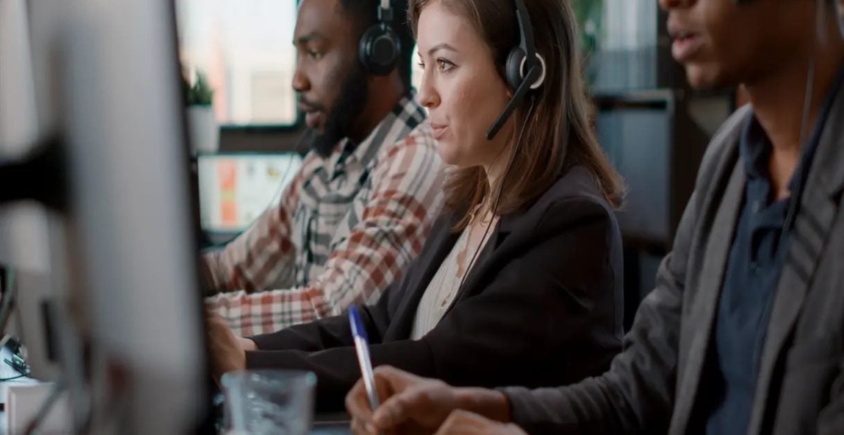 woman working - Top IVR Companies