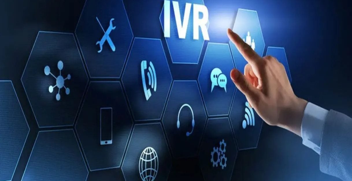 person pointing to ivr - What Is an IVR System