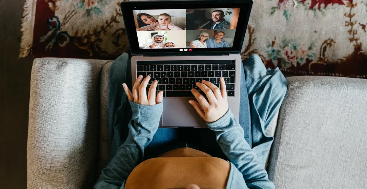 woman video calling - Zoom Phone Alternative