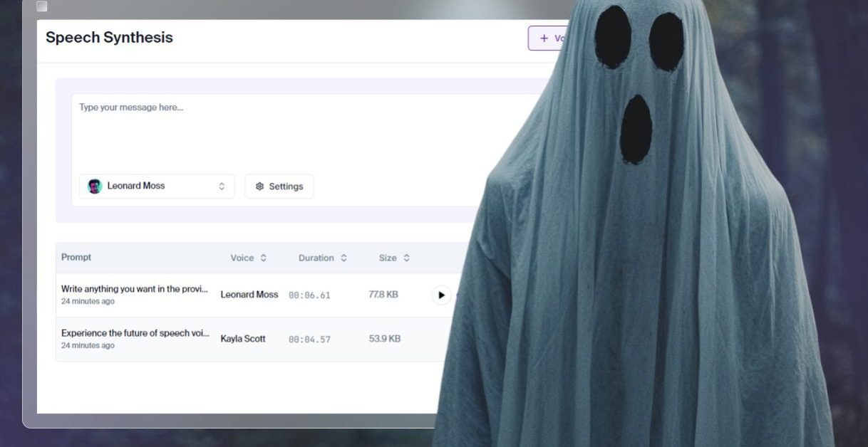 ghostface text to speech